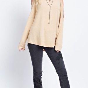 Cold shoulder top small/medium/large available